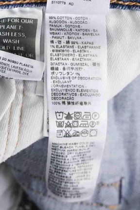 Jean droit Levi's 502 Bleu en Coton