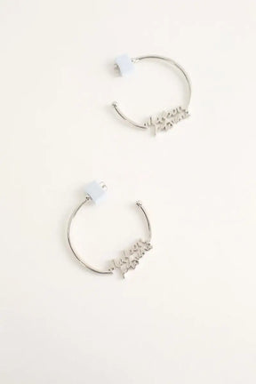 Boucles d'oreilles Kitsuné  Argent