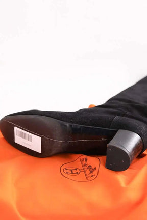 Bottes Hermès Nalla Noir en Daim