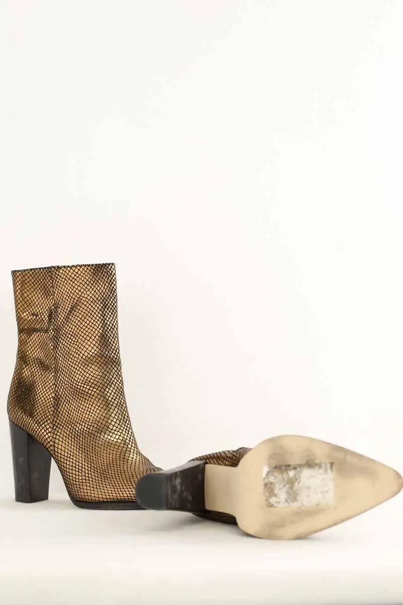 Boots Berenice  Doré