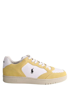 Baskets Ralph Lauren Jaune en Cuir, taille 41 - Seconde Main