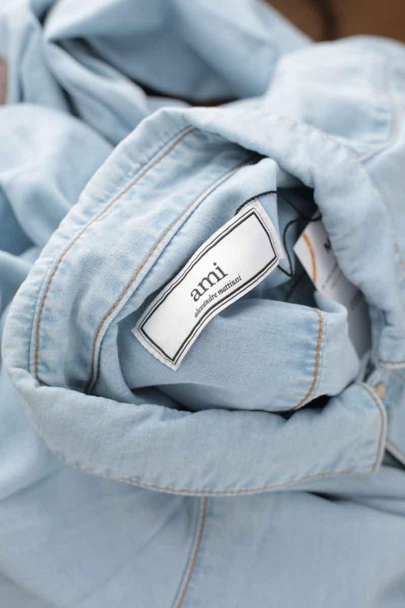 Chemises Ami  Bleu
