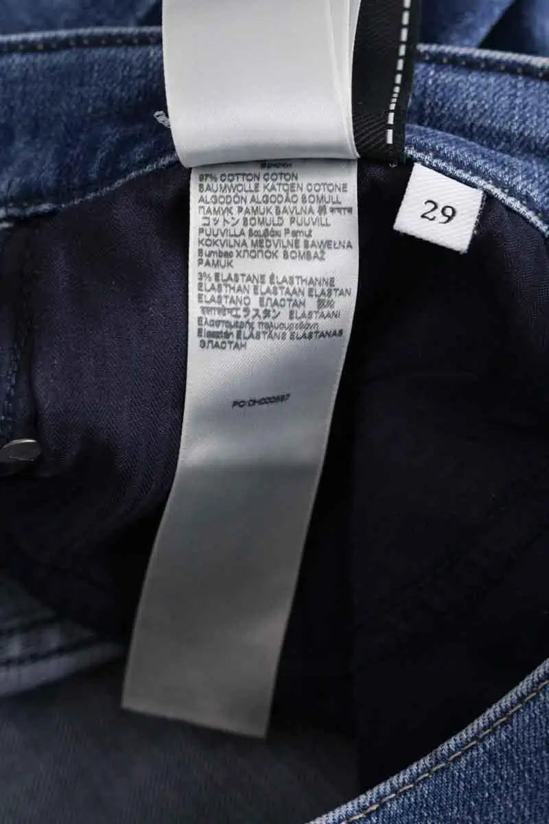 Jean slim 7 For All Mankind Bleu en Coton