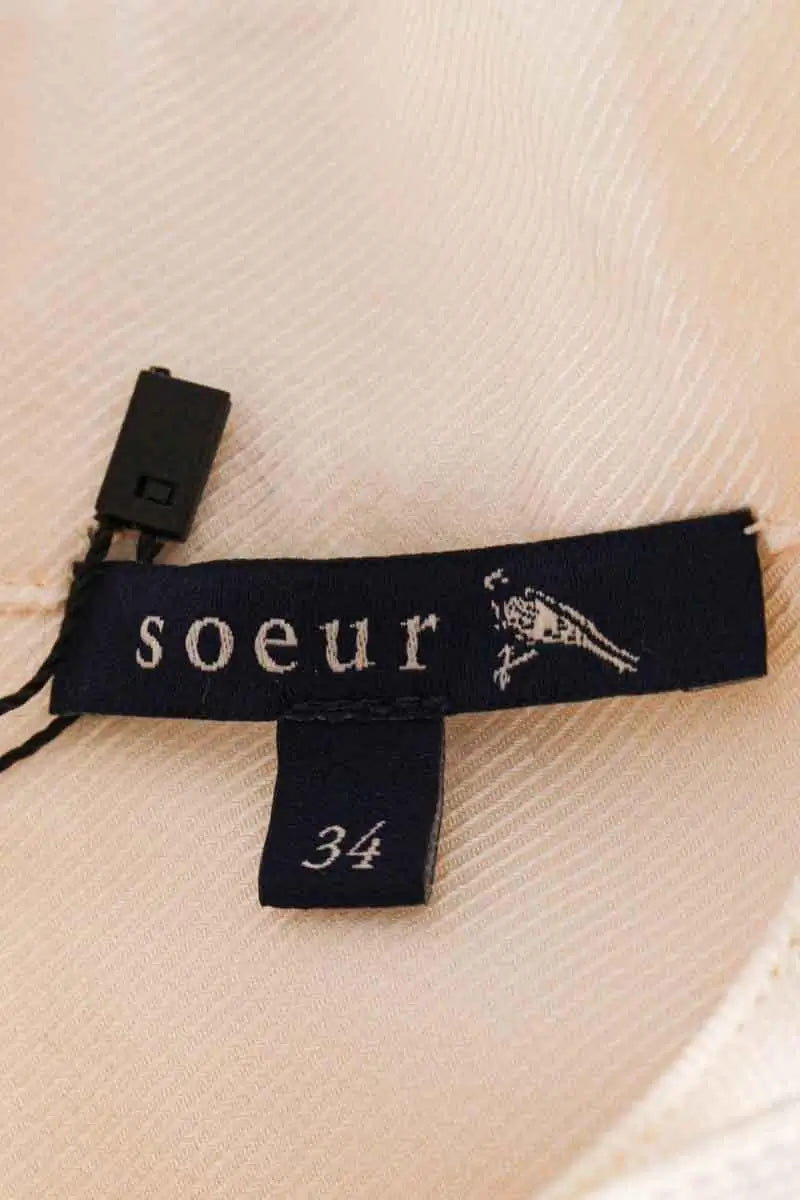Chemise Soeur Beige en Laine