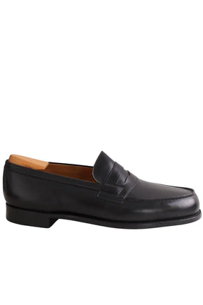 Mocassins JM Weston 180 Noir en Cuir, taille 42 - Seconde Main