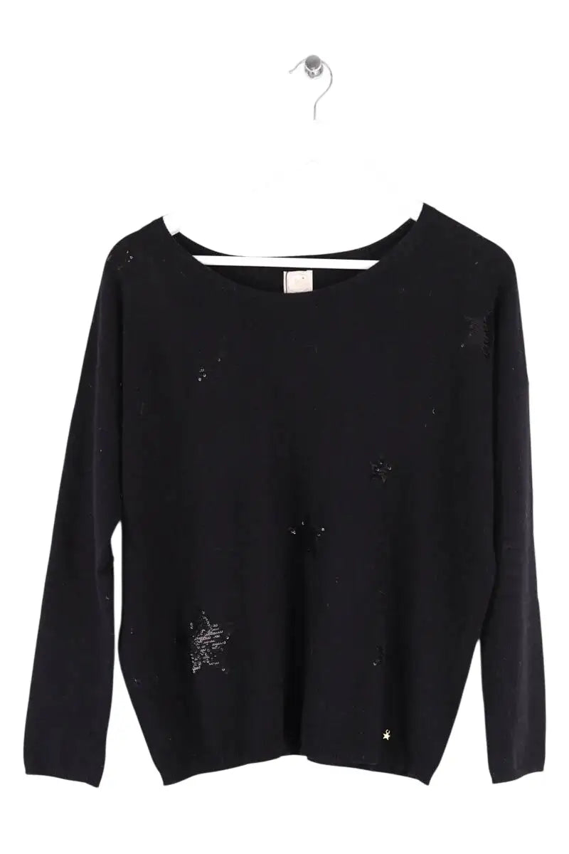 Pull Des Petits Hauts Noir en Laine, taille S - Seconde Main