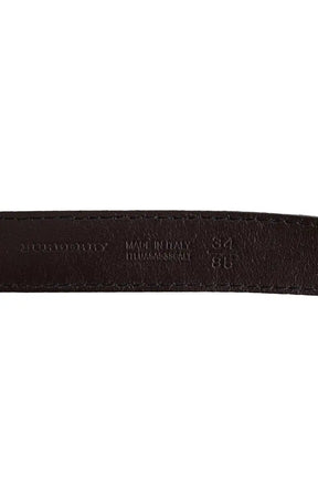 Ceinture Burberry Ecru en Cuir