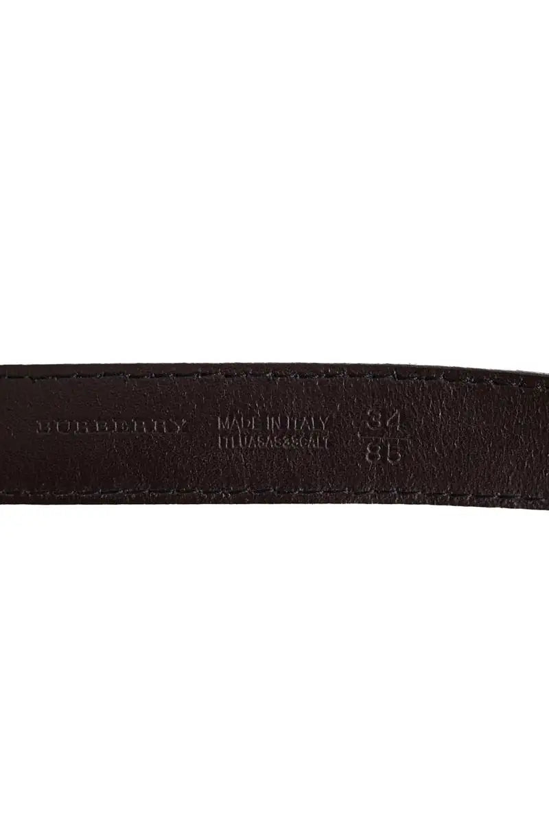 Ceinture Burberry Ecru en Cuir