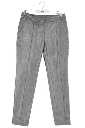 Pantalon Claudie Pierlot Argent en Coton, taille S - Seconde Main