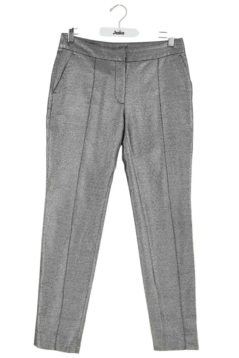 Pantalon Claudie Pierlot Argent en Coton, taille S - Seconde Main