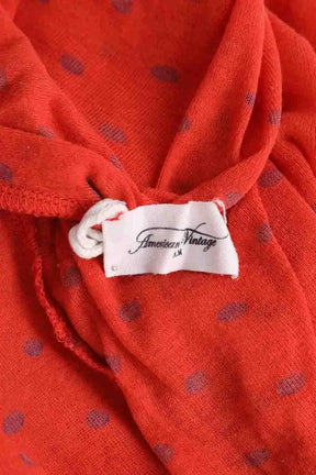 T-shirt American Vintage Rouge en Coton