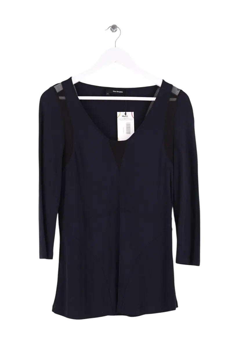 Top The Kooples Marine en Synthétique, taille L - Seconde Main