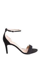 Sandales LK Bennett Helena Noir en Daim, taille 42 - Seconde Main