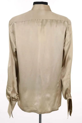 Chemise Charvet Kaki en Soie