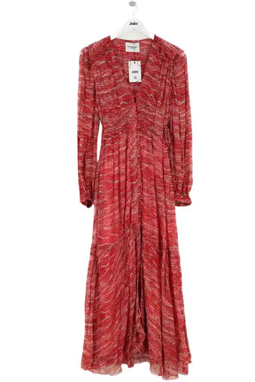 Robe Isabel Marant Étoile Rouge en Synthétique, taille S - Seconde Main