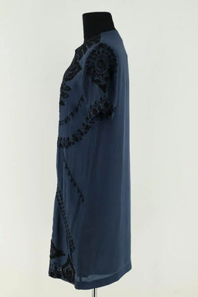 Robe Antik Batik Bleu en Viscose