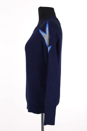 Pull Sandro Bleu en Synthétique