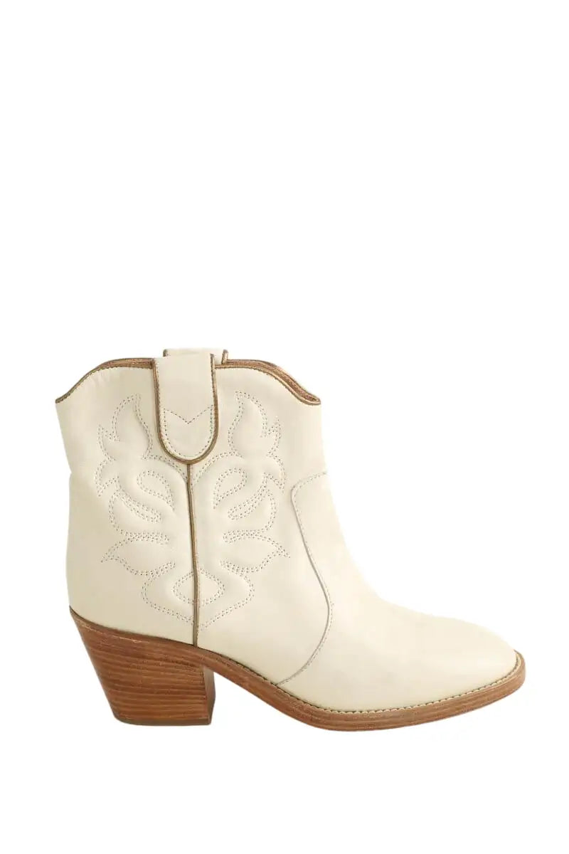Boots western Twinset  Blanc