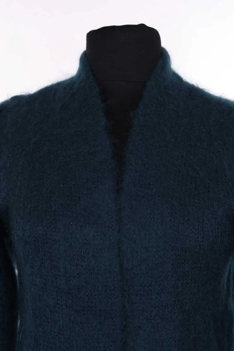 Cardigan Des Petits Hauts Bleu en Laine
