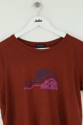 T-shirt Soeur Marron en Coton