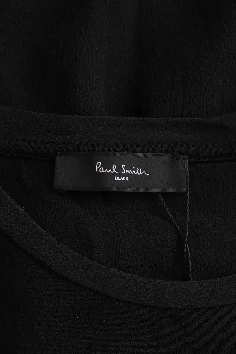 Top sans manche Paul Smith Noir en Soie
