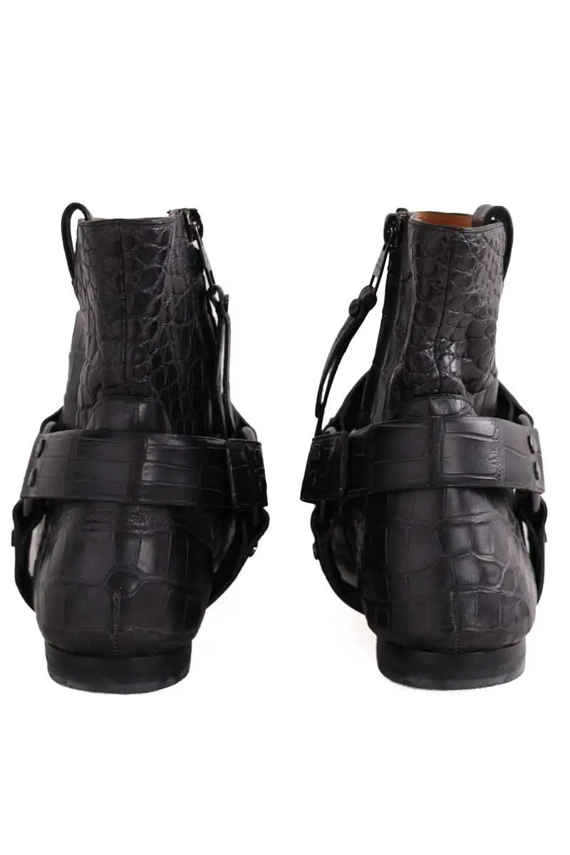 Boots Louis Vuitton Noir en Cuir