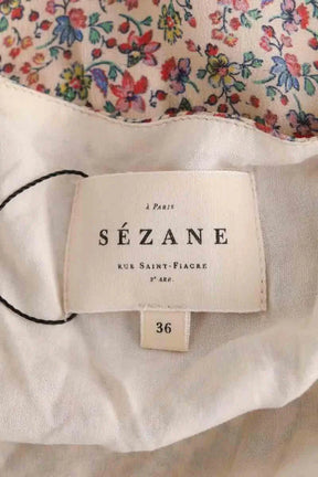 Robe Sézane Beige en Synthétique