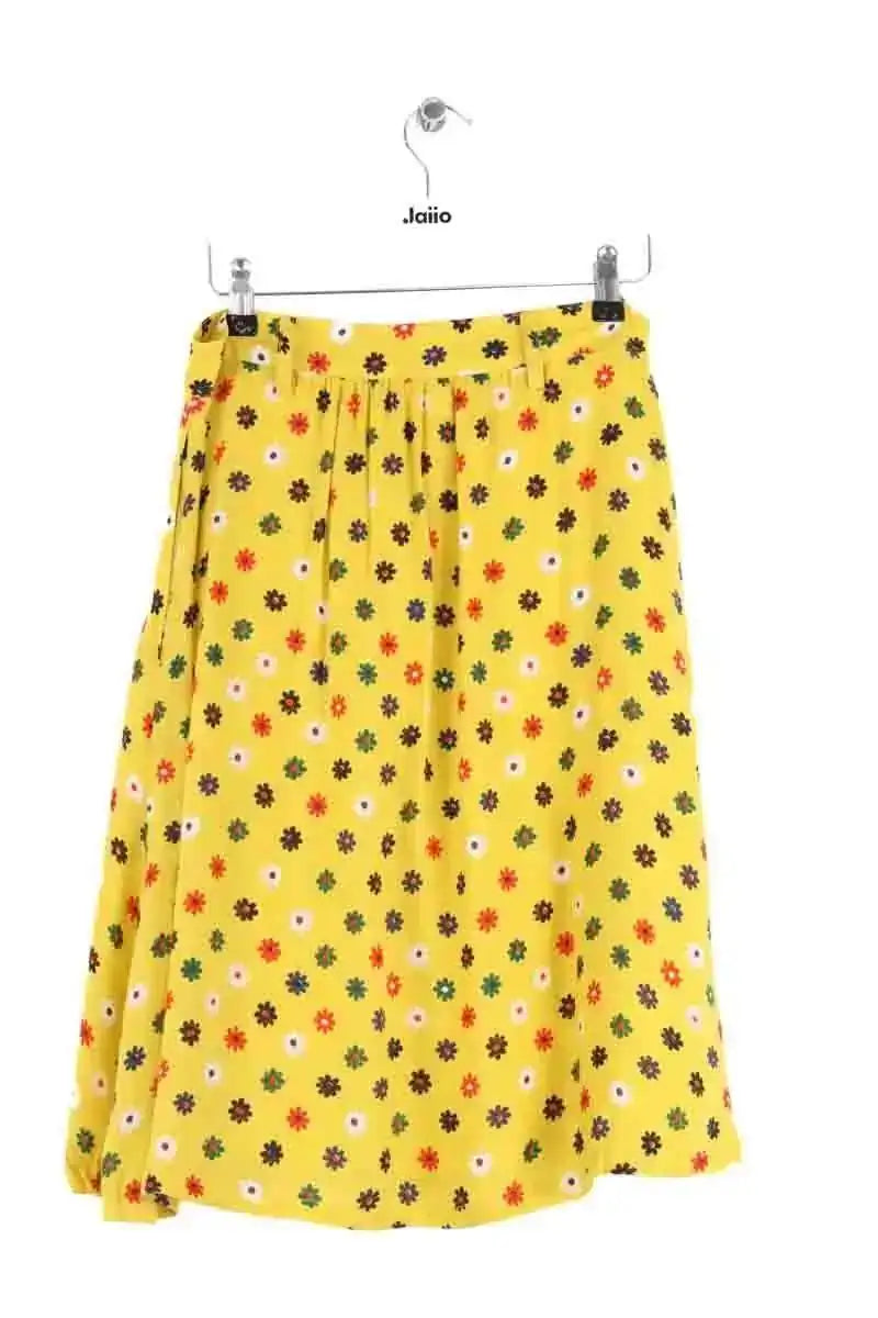 Jupe American Vintage Jaune en Viscose