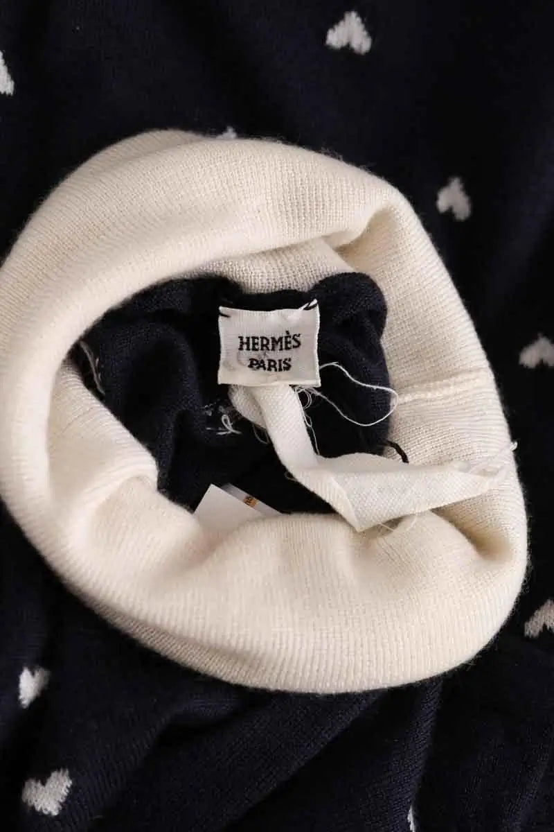 Pull Hermès Bleu en Cachemire