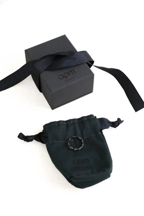 Bague APM Monaco Noir en Acier