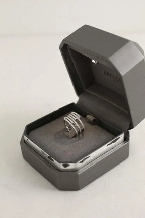Bague Messika Collection Gatsby Blanc en Or blanc