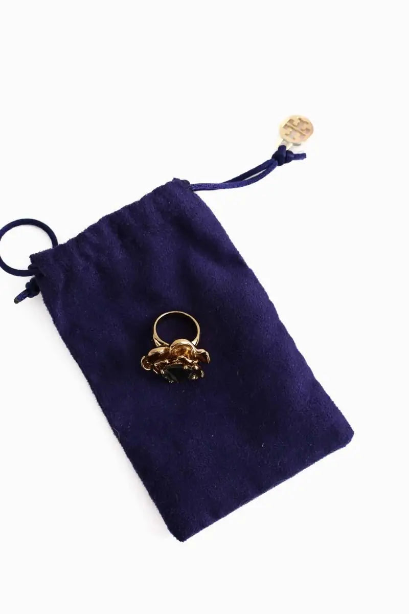 Bague Tory Burch Doré en Métal