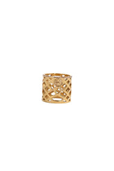 Bague Tory Burch Doré en Plaqué or, taille S - Seconde Main