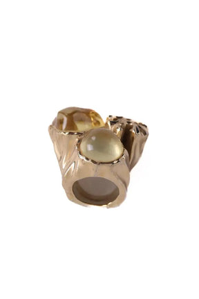 Bague Tory Burch Doré en Plaqué or
