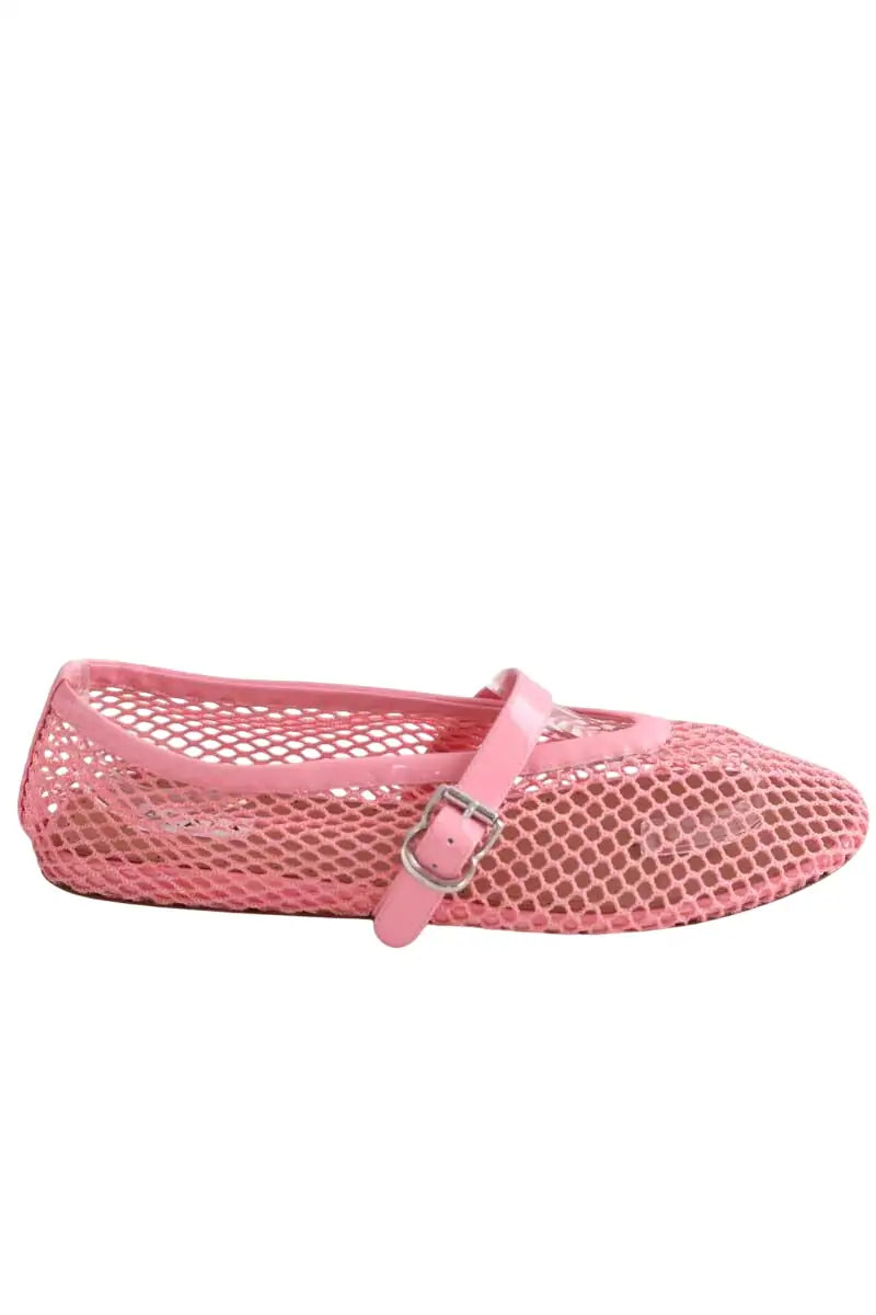 Ballerines Alaïa Ballerines en résille Rose en Tissu, taille 40 - Seconde Main