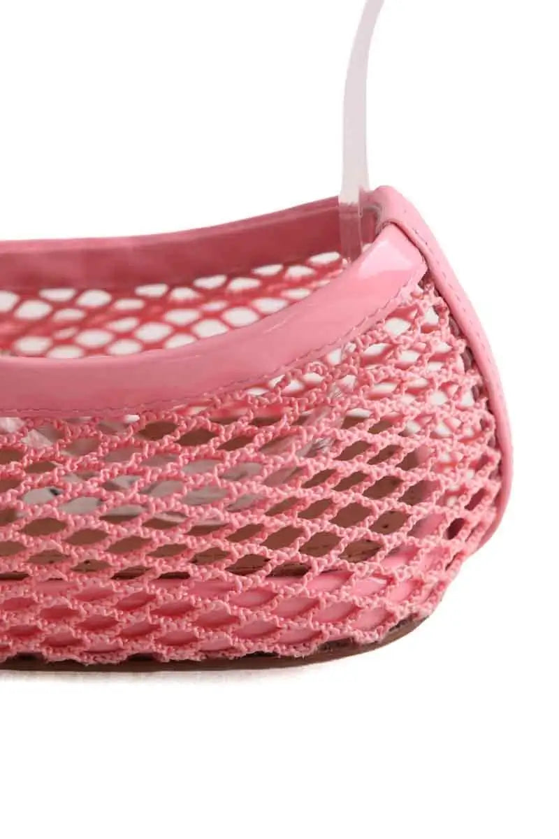 Ballerines Alaïa Ballerines en résille Rose en Tissu