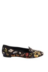 Ballerines Alexander McQueen Noir en Tissu, taille 38 - Seconde Main