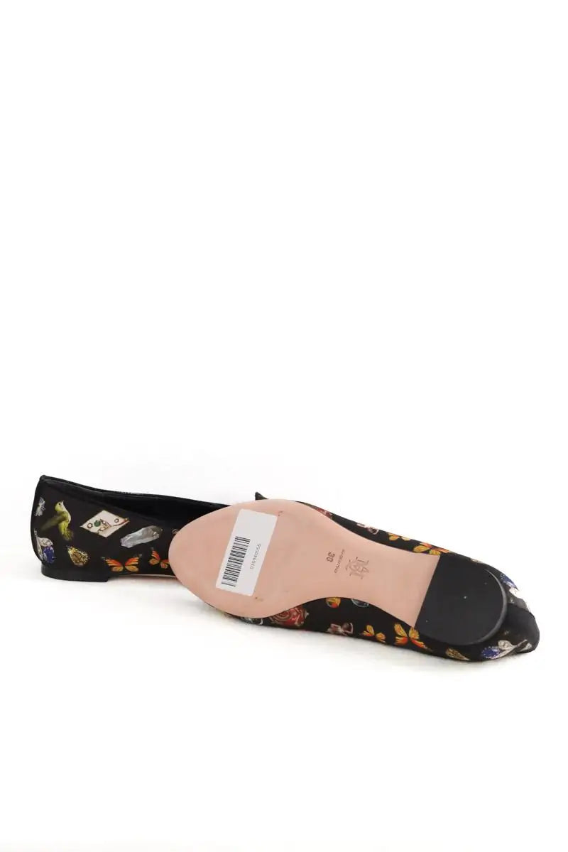 Ballerines Alexander McQueen Noir en Tissu