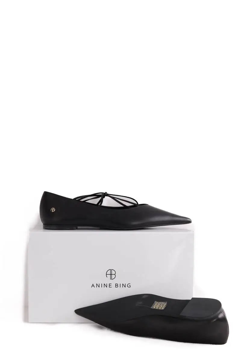 Ballerines Anine Bing Noir en Cuir
