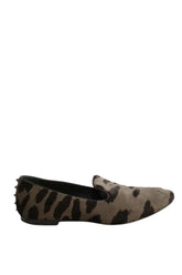 Ballerines Barbara Bui Gris en Fausse fourrure, taille 38 - Seconde Main