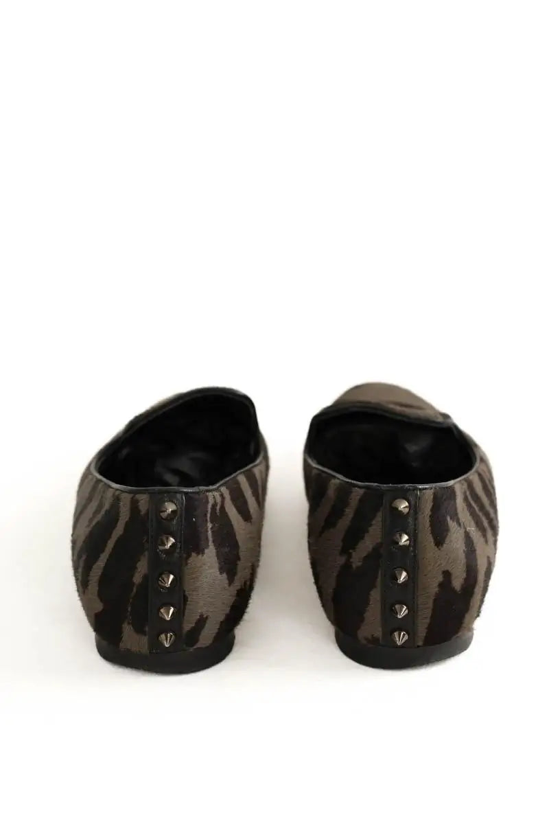 Ballerines Barbara Bui Gris en Fausse fourrure