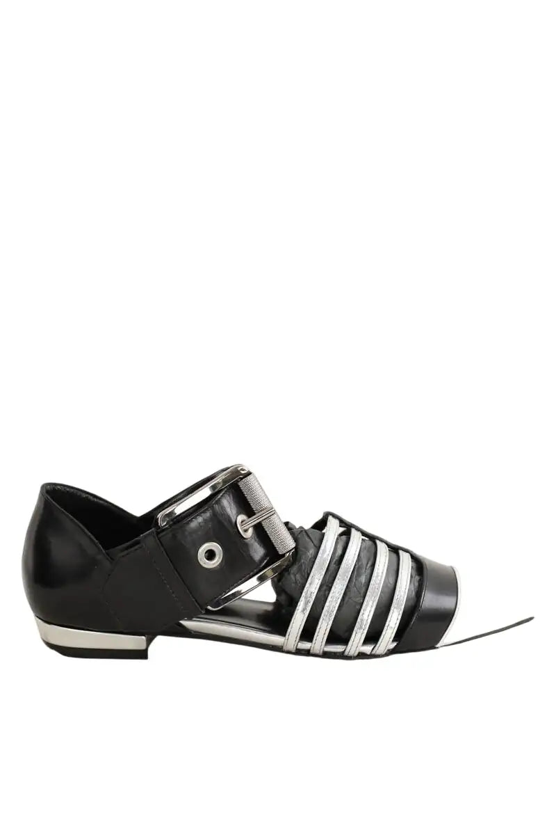 Ballerines Barbara Bui Noir en Cuir, taille 36 - Seconde Main