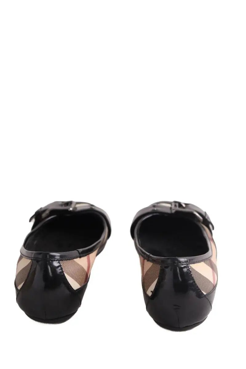 Ballerines Burberry Beige en Cuir