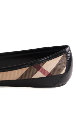 Ballerines Burberry Beige en Cuir