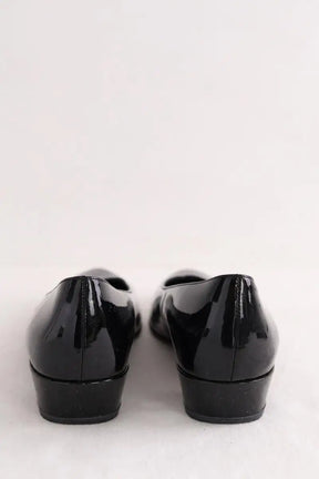 Ballerines Carel Noir en Cuir verni