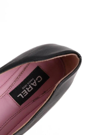 Ballerines Carel Noir en Cuir verni