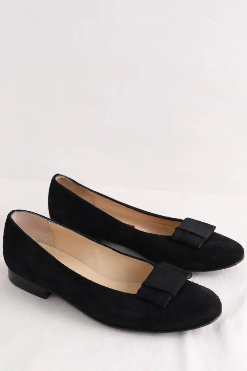 Ballerines Carel Noir en Daim