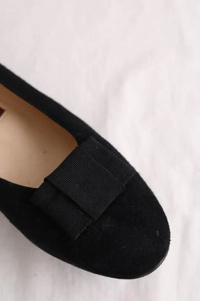 Ballerines Carel Noir en Daim