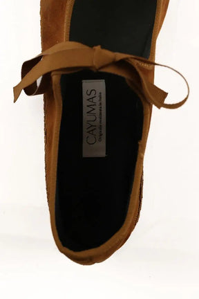 Ballerines Cayumas Salomé canela Camel en Daim