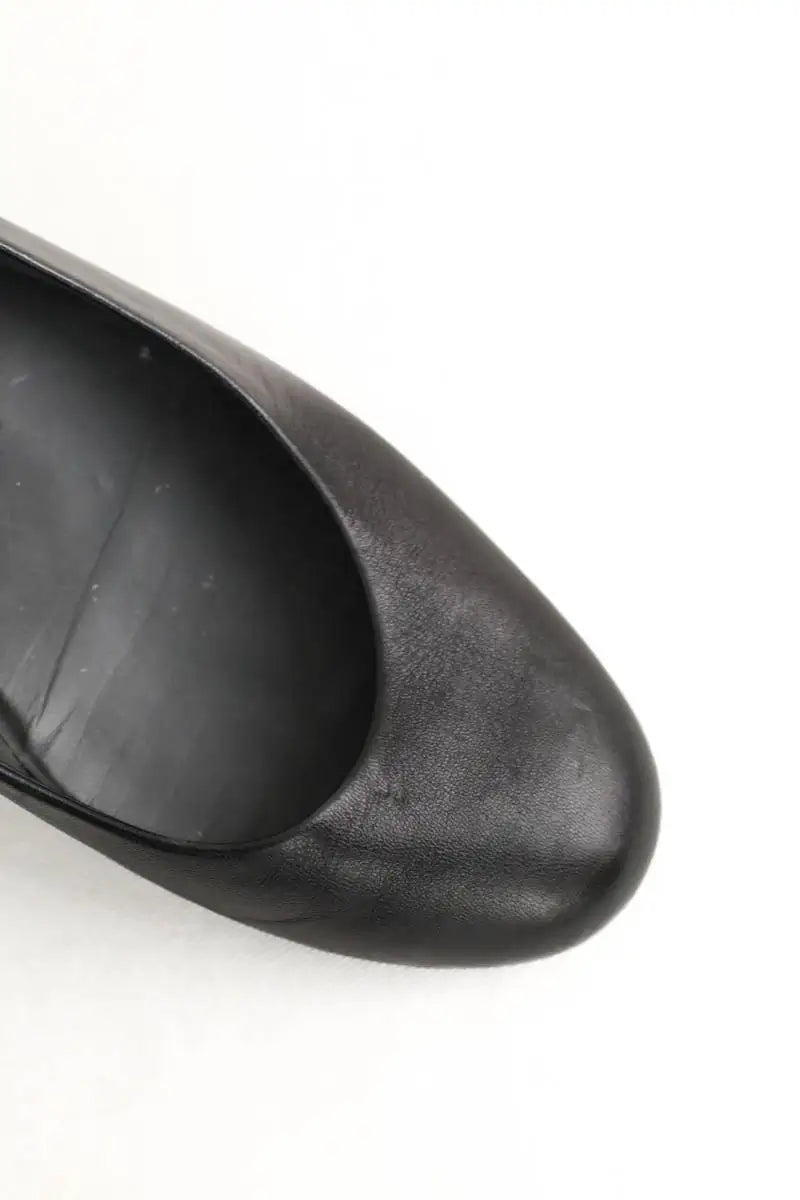 Ballerines Chanel Noir en Cuir